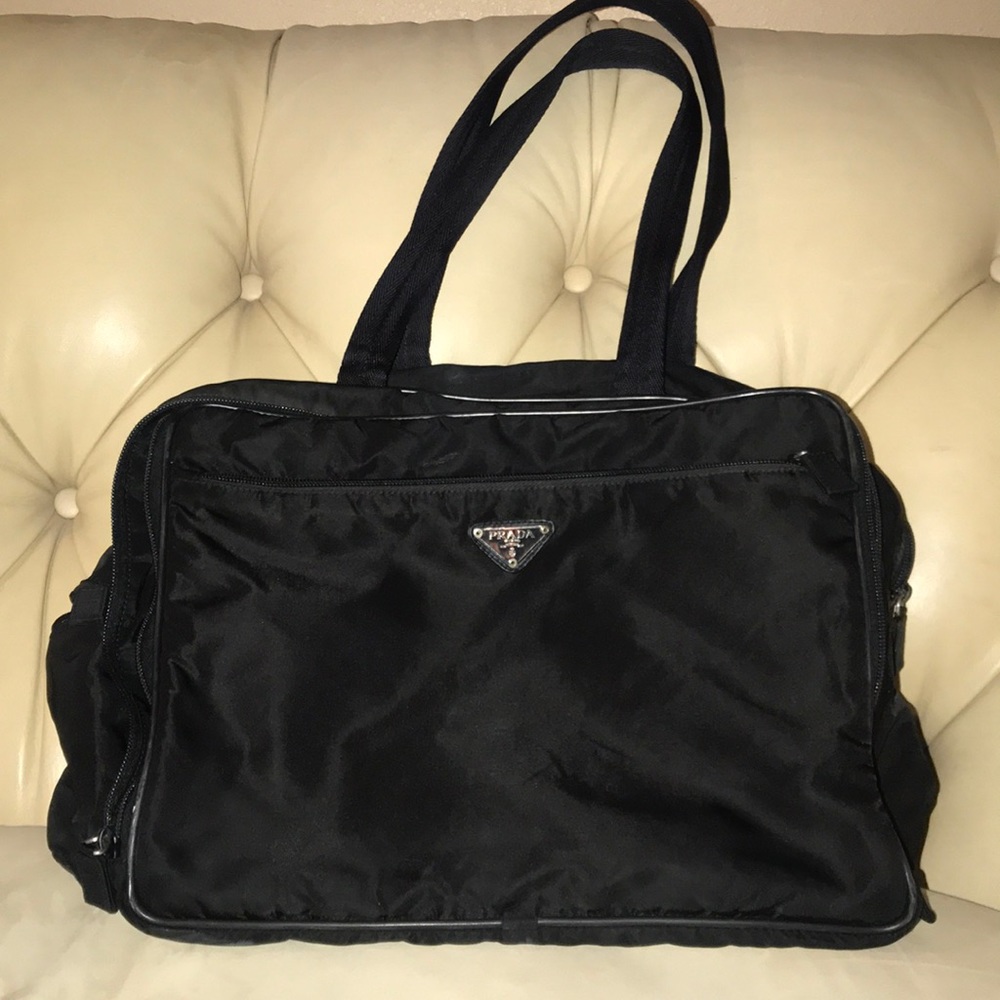 Prada Diaper/Baby Changing Bag Black